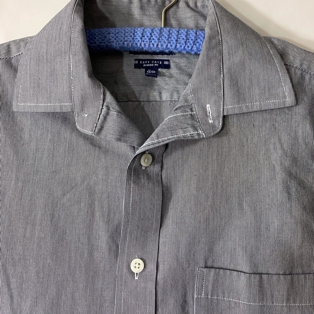 Croft&Barrow Long sleeved Shirt 15.5 X 32-33 Gray